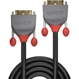 Lindy 36224 DVI-D Dual Link Kabel, 5.0m, Anthra Line