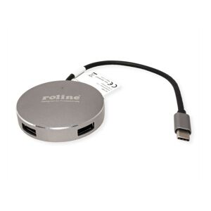 Roline USB 3.2 Gen 1 Hub, rund, 4fach