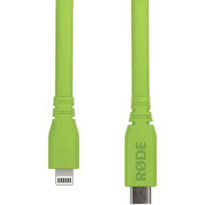 Rode SC19-G USB-Kabel, 1.5m, grün, USB C male / Lightning male