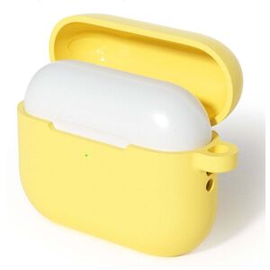 TABLETCOVERS.DK Apple AirPods Pro (3. gen.) Silikone Cover m. Karabinhage - Gul