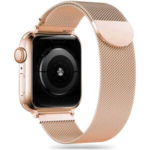 Apple Watch (42/44/SE/45/46/49mm) Tech-Protect Milanse Band Rustfri Stål Rem - Guld