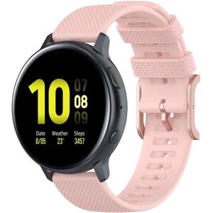 MOBILCOVERS.DK Smartwatch Silikone Rem (20mm) Prikket - Lyserød / Rose Gold