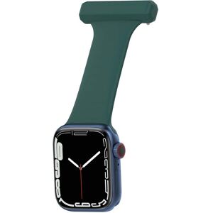 MOBILCOVERS.DK Apple Watch (38/40/SE/41/42mm) Sygepleje Silikone Urrem - Mørke Grøn