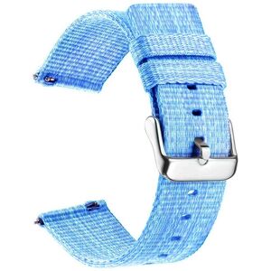 MOBILCOVERS.DK Universal 14mm Smartwatch Nylon Rem - Blå