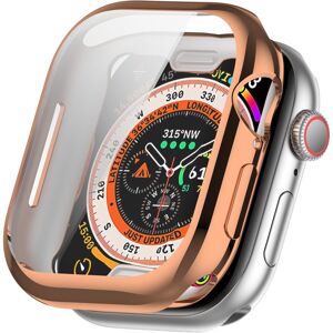 MOBILCOVERS.DK Apple Watch 11 / 10 (42mm) Fleksibelt Plast Cover m. Skærmbeskyttelse - Rose Gold