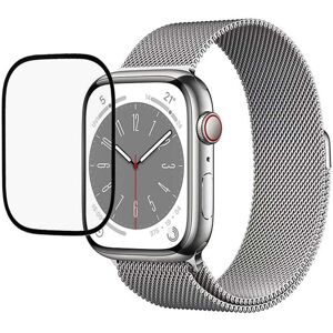 MOBILCOVERS.DK Apple Watch SE/6/5/4 (40mm) - Full-Fit - Skærmbeskyttelse - Gennemsigtig / Sort Kant