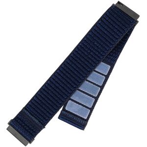 Universal Smartwatch (20mm) Fixed Nylon Rem - Mørkeblå
