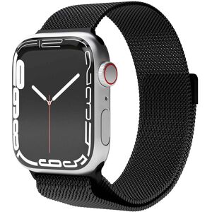 Apple Watch (38/40/SE/41/42mm) Vonmählen Milanese Loop Rustfri Stål Rem - Sort