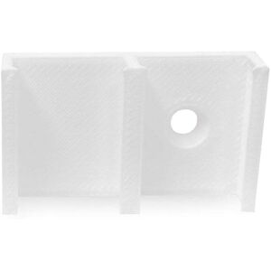 Light Solutions - Dobbelt Beslag til Philips Hue LightStrip V4 & Gradient - 10 stk. - Hvid