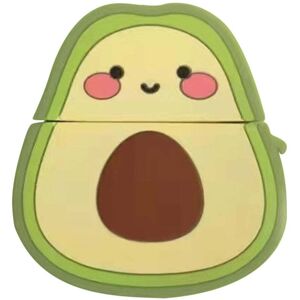 MOBILCOVERS.DK AirPods (1 & 2. gen.) Cartoon Silikone Cover - Avocado