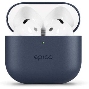 Epico AirPods (4. Gen.) Ægte Læder Cover - Blå