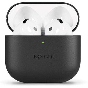 Epico AirPods (4. Gen.) Ægte Læder Cover - Sort