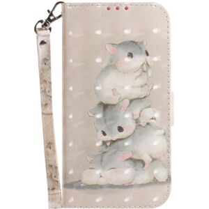 MOBILCOVERS.DK Sony Xperia 1 V Læder Cover m. Print - Jordegern