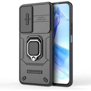 MOBILCOVERS.DK Honor 90 Lite Håndværker Cover m. Magnetisk Kickstand & Cam Slider - Sort