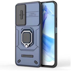 MOBILCOVERS.DK Honor 90 Lite Håndværker Cover m. Magnetisk Kickstand & Cam Slider - Blå