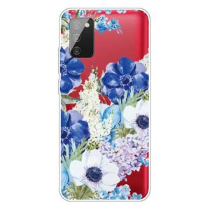 MOBILCOVERS.DK Samsung Galaxy A02s Fleksibel Plastik Cover - Blomster Print