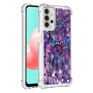 MOBILCOVERS.DK Samsung Galaxy A32 (5G) Shockproof Plastik Glimmer Cover - Lilla Drømmefanger