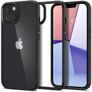 iPhone 13 Spigen Ultra Hybrid Cover - Gennemsigtig / Sort