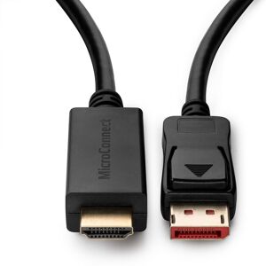 MicroConnect 4k Displayport 1.4 – Hdmi Kabel, 0,5m