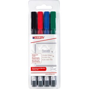 Edding 361 Whiteboard Marker 4 Farver