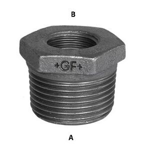 +GF+ Sort Fittings Nippelmuffe 2" X 1/2"