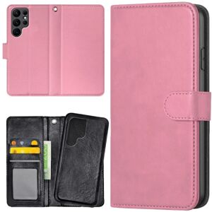 Samsung Galaxy S24 Ultra - Mobilcover/Etui Cover Lysrosa