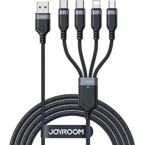 Joyroom 4in1 microUSB/Type-C/Lightning/Type-A-kabel 1,2m