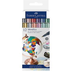 Faber-Castell Tusch - Metallic - 12 Stk. - Faber-Castell - Onesize - Tusch