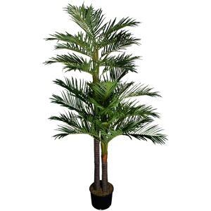 Home-tex Stor kunstig palme - 3 meter høj - Gigant palme med 3 stammer