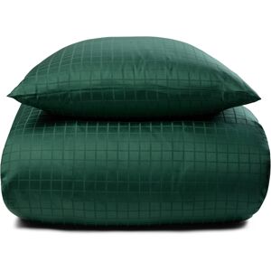 By Borg Økologisk sengetøj - 240x220 cm - King Size sengesæt - GOTS certificeret - Grønt i 100% bomuldssatin fra