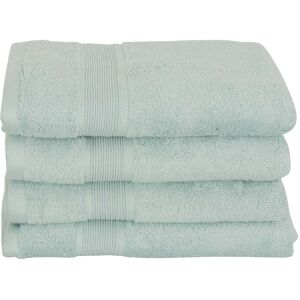 By Borg Bambus Håndklæde - 50x100 cm - Lys Grøn - Bambus/bomuld - Frotté håndklæde fra Excellent