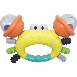 Infantino Krabbe rangle med bidering - 12x14 cm