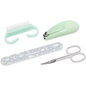 Tweezerman Baby Manicure Kit with Scissors, Nail Clipper, File and Brush 1 un.