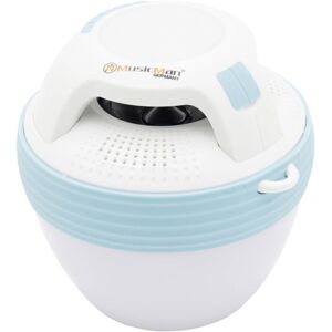 Music Man BT-X60 Bluetooth® -højttalere Håndfri funktion, Outdoor, Stænkvandsbeskyttet, Støvfast, Bærbar, Vandtæt Blå-hvid