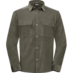 Jack Wolfskin Men's Nature Shirt Dusty Olive S, Dusty Olive