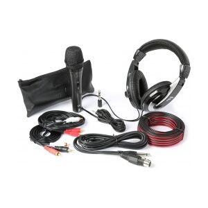Dj tilbehørssæt MK II med hovedtelefon, mikrofon og kabler TILBUD tilbehør kit