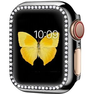 Apple Watch Serie 4/5/6/se/se2 Cover Diamond Case - 40mm - Sort