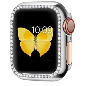Apple Watch Serie 4/5/6/se/se2 Cover Diamond Case - 44mm - Sølv