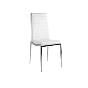 Pondecor Set de 4 sillas modelo SILVINA blancas