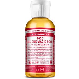 Dr. Bronner's Jabón líquido de Castilla 18 en 1 de Rosas (60ml.)