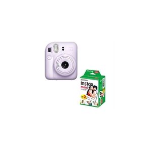 Fujifilm instax mini 12 Lila Pack cámara + Papel foto