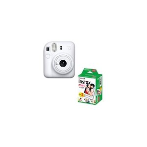 Fujifilm instax mini 12 Blanca Pack cámara + Papel foto