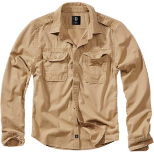 Brandit Camisa Vintage Camel