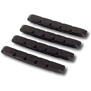 Swiss Stop kit 4 zapatas rx aluminio zapatas de freno bici Negro (UNICA)