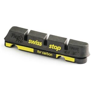 Swiss Stop kit 4 zapatas flash carbono zapatas de freno bici Negro (UNICA)