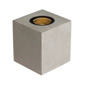 Slv Luminaria Portatil Exterior Concreto Fl Cuadrada 1006409 Hormigon