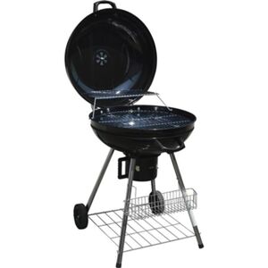 HABITAT ET JARDIN Barbacoa a Carbón HABITAT ET JARDIN Midnight (Negro - Acero - 68x58x90 cm)