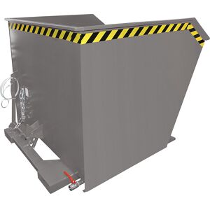 eurokraft pro Recipiente para virutas GU-E, capacidad 2 m³, gris ratón
