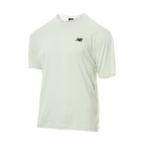 New Balance - Camiseta Uni-ssentials Cotton, Hombre, Green, XS