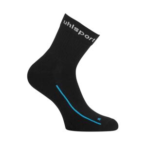 Uhlsport - Calcetines Pack 3 Team Classic Socks, Unisex, Black, L